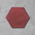 Garnet Hexagonal Cement Tile